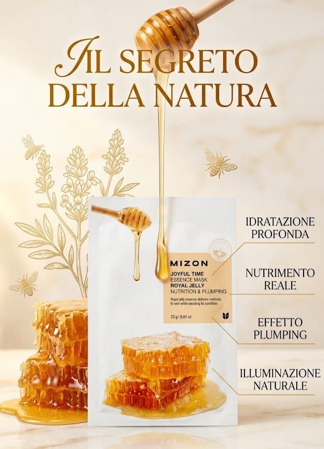 🎁 MIZON Maschera Viso alla Pappa Reale - Korea Skin Care (100% off)