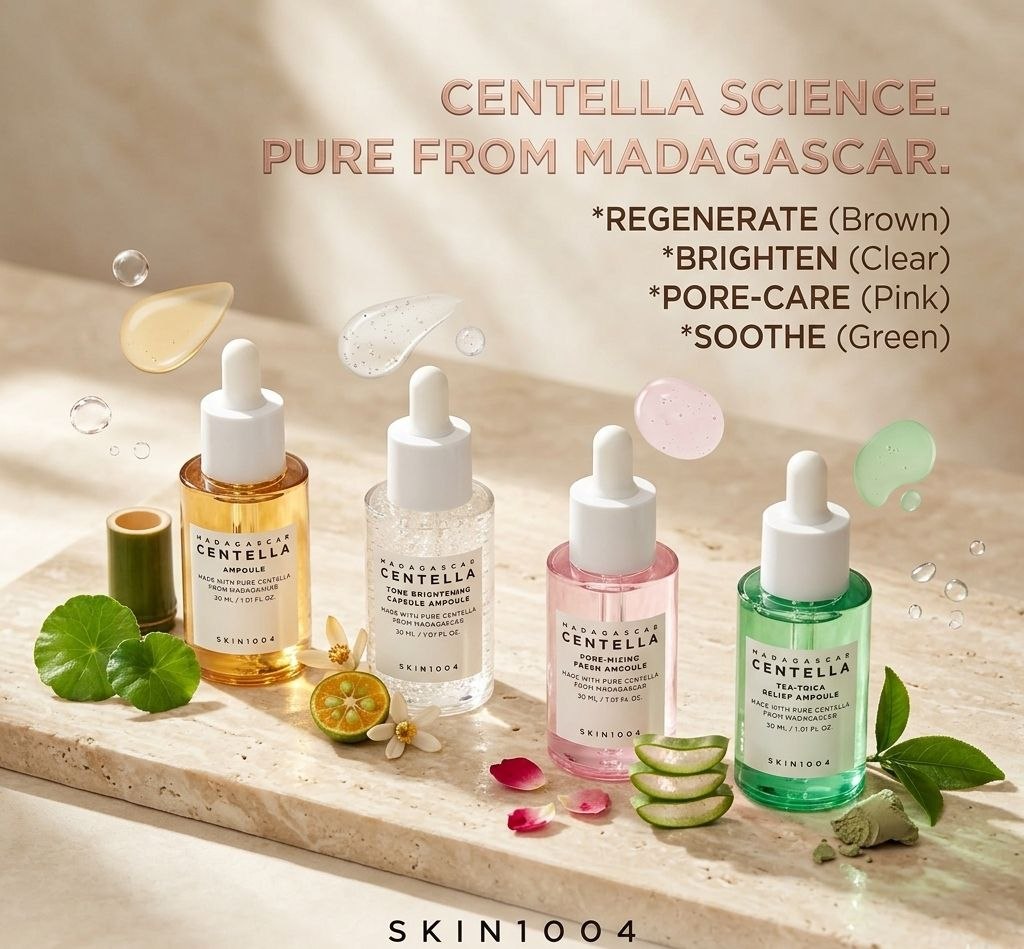 SKIN1004 Madagascar Centella Science Kit 4 Pezzi