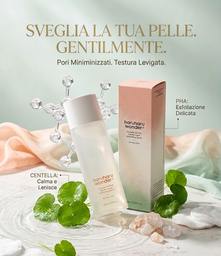 Haruharu Wonder Centella 3% Siero Esfoliante Liquido Delicato 120ml