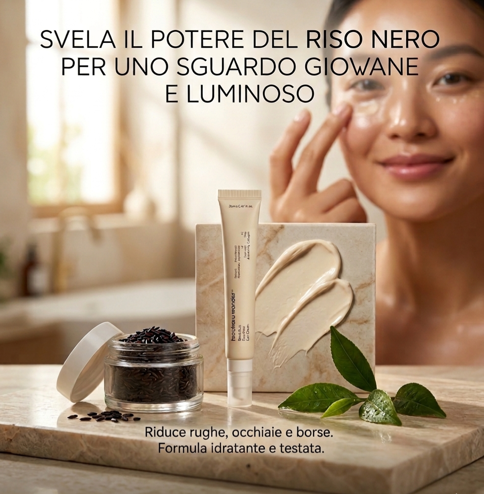 Haruharu Wonder Crema Contorno Occhi al Bakuchiol di Riso Nero 20ml
