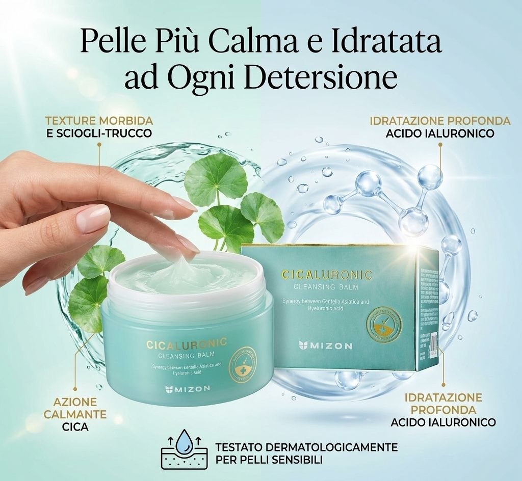 Mizon Cicaluronic Cleansing Balm Centella Asiatica & Acido Ialuronico 80ml