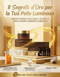 IL SEGRETO D'ORO PER UNA PELLE LUMINOSA kit da 2pz- 85gr tot.