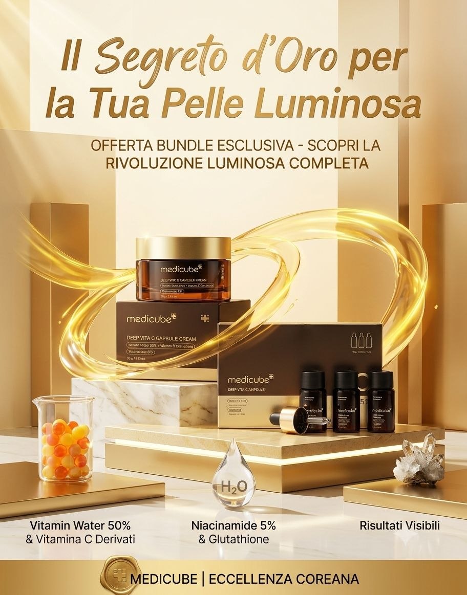 IL SEGRETO D'ORO PER UNA PELLE LUMINOSA kit da 2pz- 85gr tot.