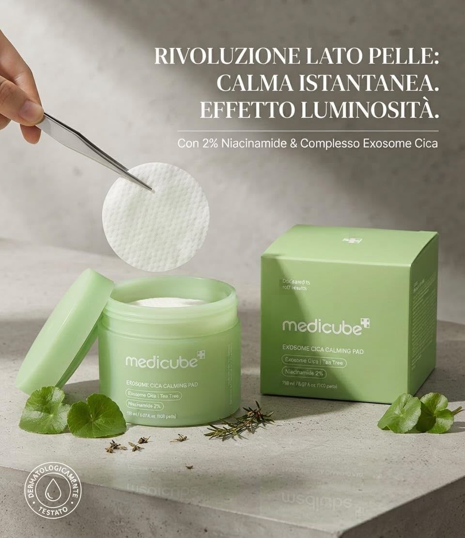 MEDICUBE Exosome Cica Calming Pad 100 pad 150ml