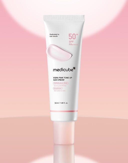 MEDICUBE PDRN Pink Tone Up Sun Cream SPF 50+ VISO